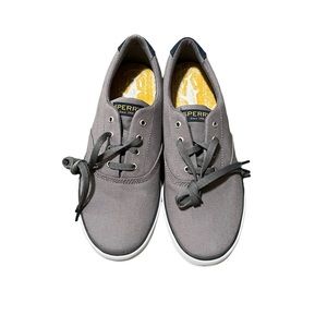 Sperry Striper II Deck Sneakers Shoes Boat Men's Size 7 Gray‎ NWOT